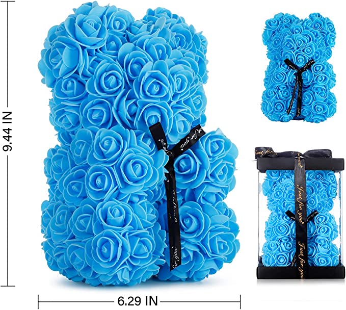 Rose Bear Anniversary Birthday Gifts_2 Rose Bear Anniversary Birthday Gifts_2